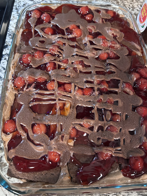 Amberry icebox cake
