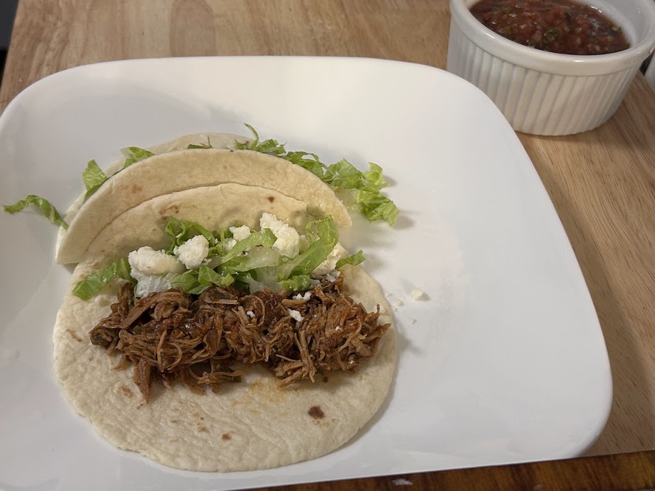 Crockpot chicken street tacos