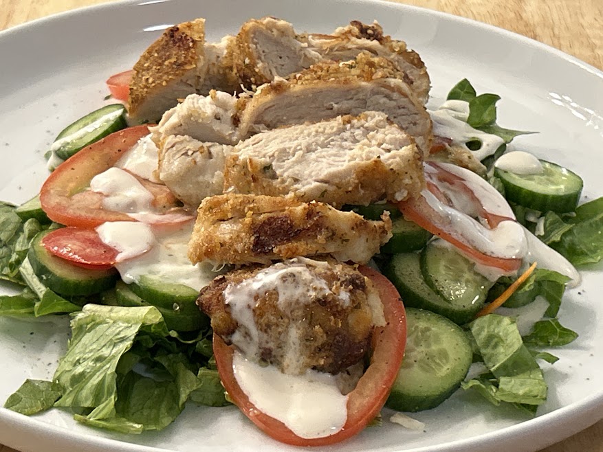 Air fried ranch chicken breasts