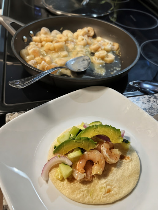 Shrimp street tacos