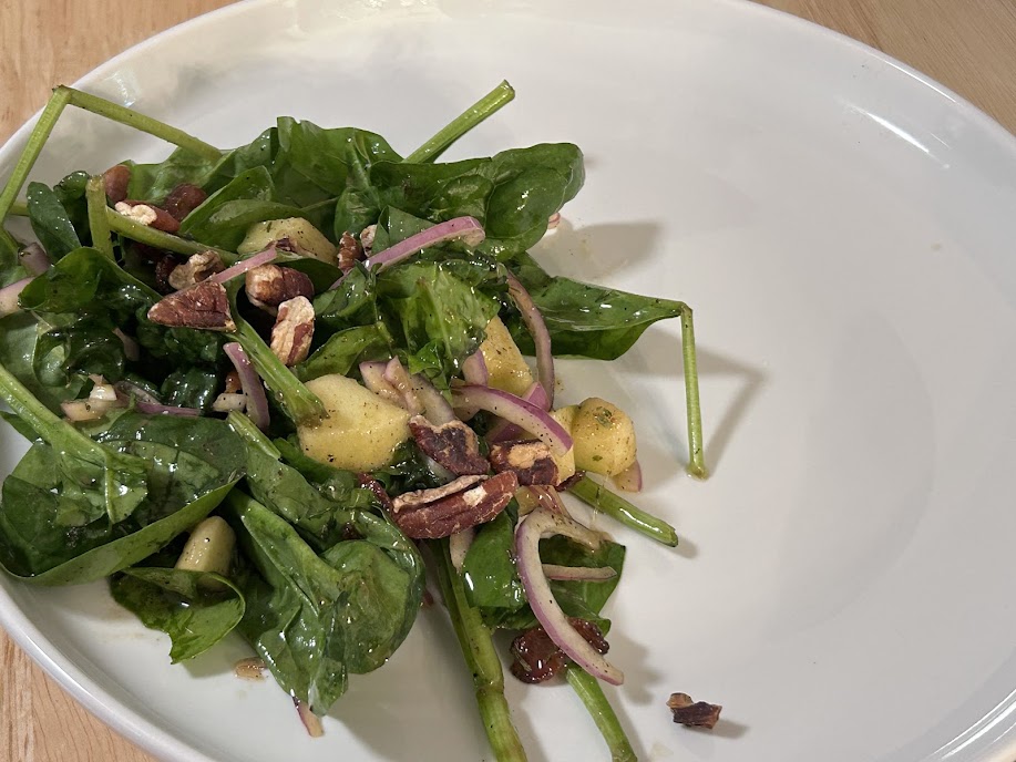 Apple Spinach Salad